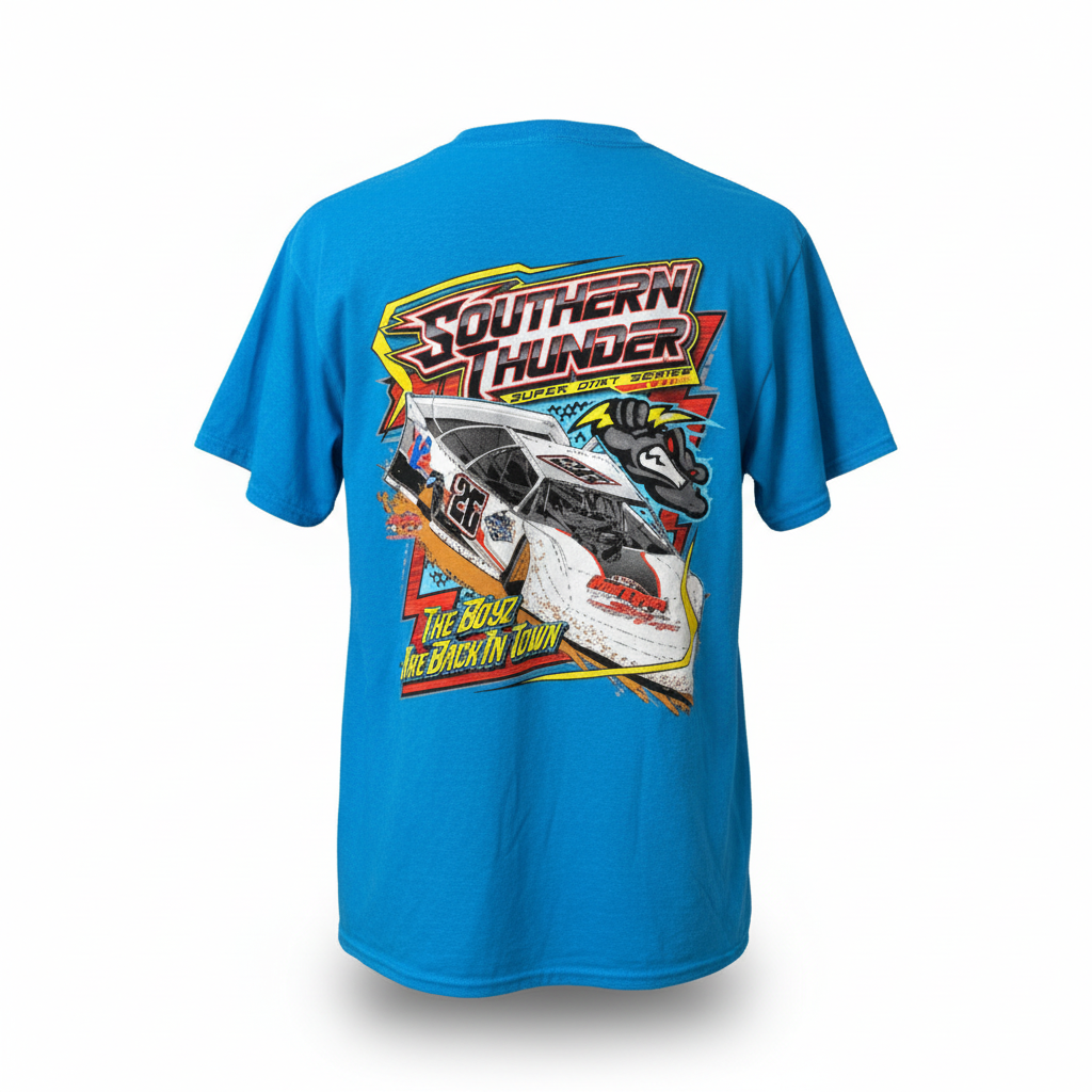 Southern Thunder Super Dirt Series Core Cotton T-Shirt - Back